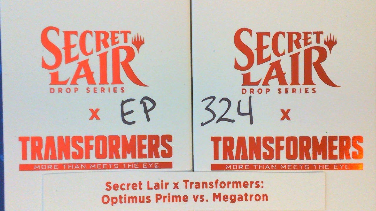 Secret Lair x Transformers: Optimus Prime VS Megatron - Non-Foil