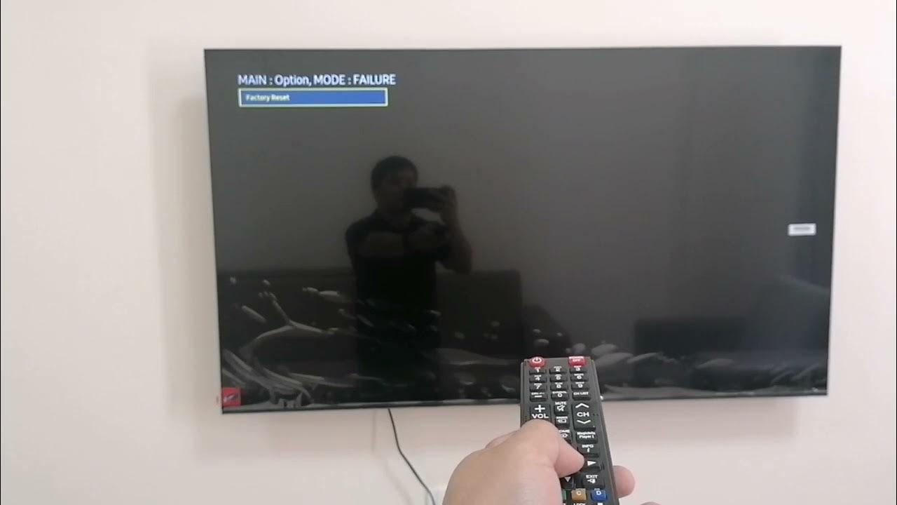 Samsung smart tv factory reset YouTube