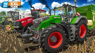 LS22: Alle Traktoren im Einsatz! Ernte XXL - das große Finale | XXL Farm #88 | FARMING SIMULATOR 22