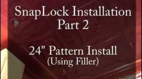 Interlocking Tin Ceiling Tiles - Part 2