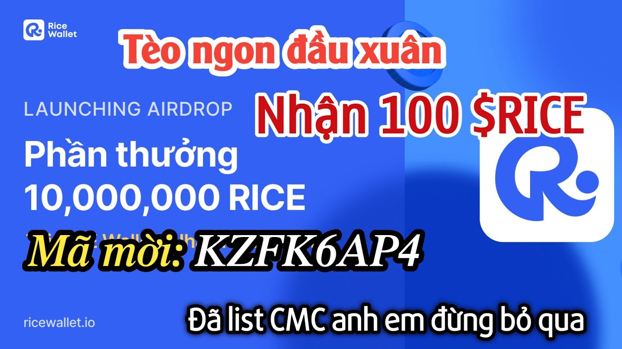 wallet ais  Update 2022  Kèo Ngon Không Ref! Nhận 100 $RICE Từ Ví Sàn Rice Wallet Đã List Coimarketcap Anh Em Đừng Bỏ Qua