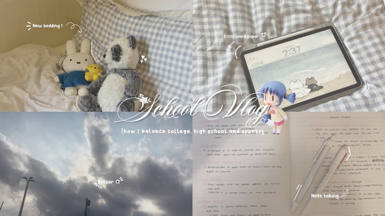 How I spend my days as a high schooler 🫧🍀🍮