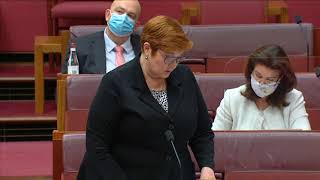 Senate Question Time, 23 August 2021