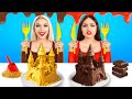 Rich Chocolate VS Broke Real Food Challenge | Eating Only Chocolate for 24 Hours by RATATA BOOM