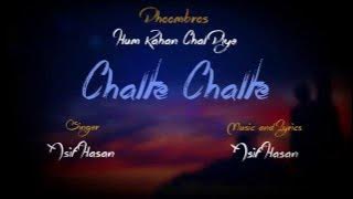Chalte Chalte - Hum Kahan Chal Diye | Asif Hasan || DhoomBros (Lyric Video)