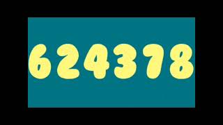 Colorful Numbers 1 to 1 Million Inprisied By Numbers Tada
