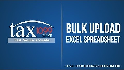 How to Import 1099 Data Using an Excel File