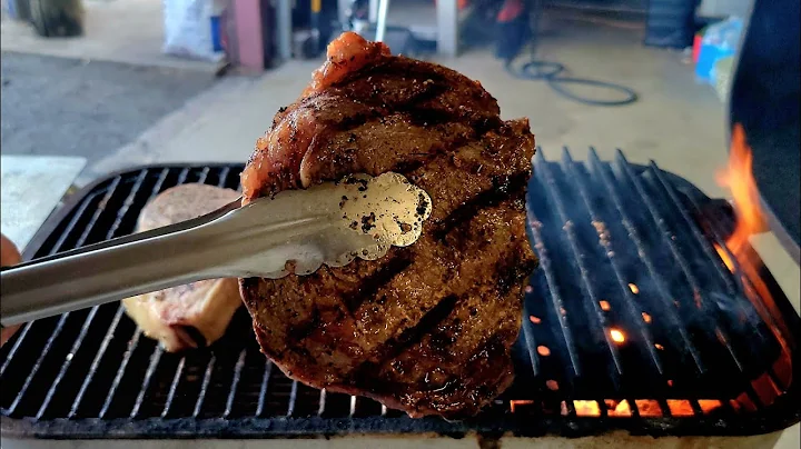 How to grill steaks on the PK Grill | Grilled Ribeyes