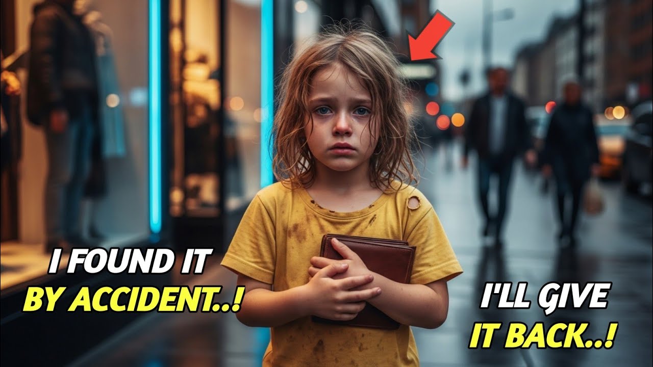HOMELESS GIRL FOUND A BILLIONAIRE’S WALLET ON HER BIRTHDAY — HER WISH MADE HIM CRY