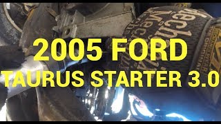 2005 Ford Taurus Starter Replacement 3.0 : Philadelphia