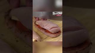 Este es el pollo relleno más sabroso que he comido nunca shorts