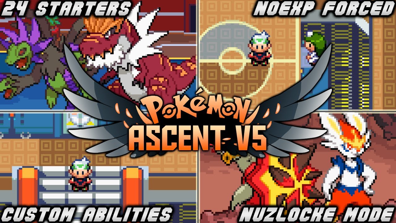 [UPDATED] Pokemon GBA Rom With 24 Starters, Nuzlocke Mode, Gen 1-8 PKMN
