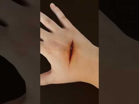 Tutorial de herida o corte para Halloween2025 #maquillaje #fxmakeupartist #ideashalloween #sfx