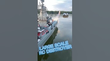 Large scale scale rc destroyer #rcboat #rcships #rcmodel #scalemodel #marine #russianarmy #navy