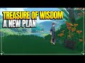 Treasure of wisdom a new plan  world quests  puzzles genshin impact