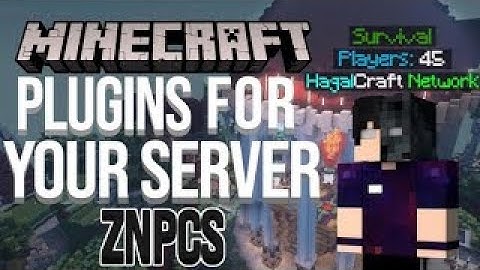 how to create znpcs in aternos | plugins tutorial