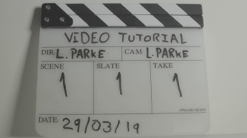 The British Slating System | A Film Tutorial