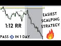 1:12 RR ORDERBLOCK SCALPING STRATEGY | EASILY pass PROP FIRM CHALLENGE in ONE trade