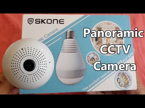 SKONE CCTV BULB PANORAMIC CAMERA with 