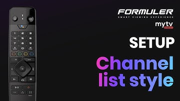 MYTVOnline2 : Setup - Channel list style
