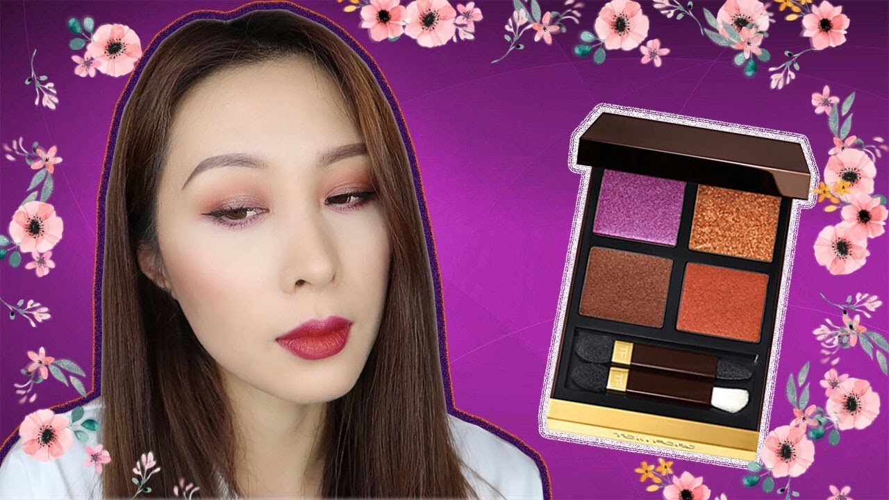 TOM FORD 23 African Violet|试色评测+ 妆容分享|Swatch,Review& Demo