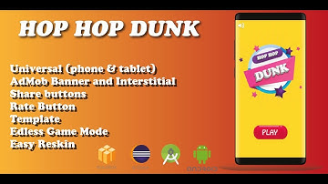 Hop Hop Dunk - Template Buildbox -