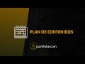 Creación plan de contenidos.