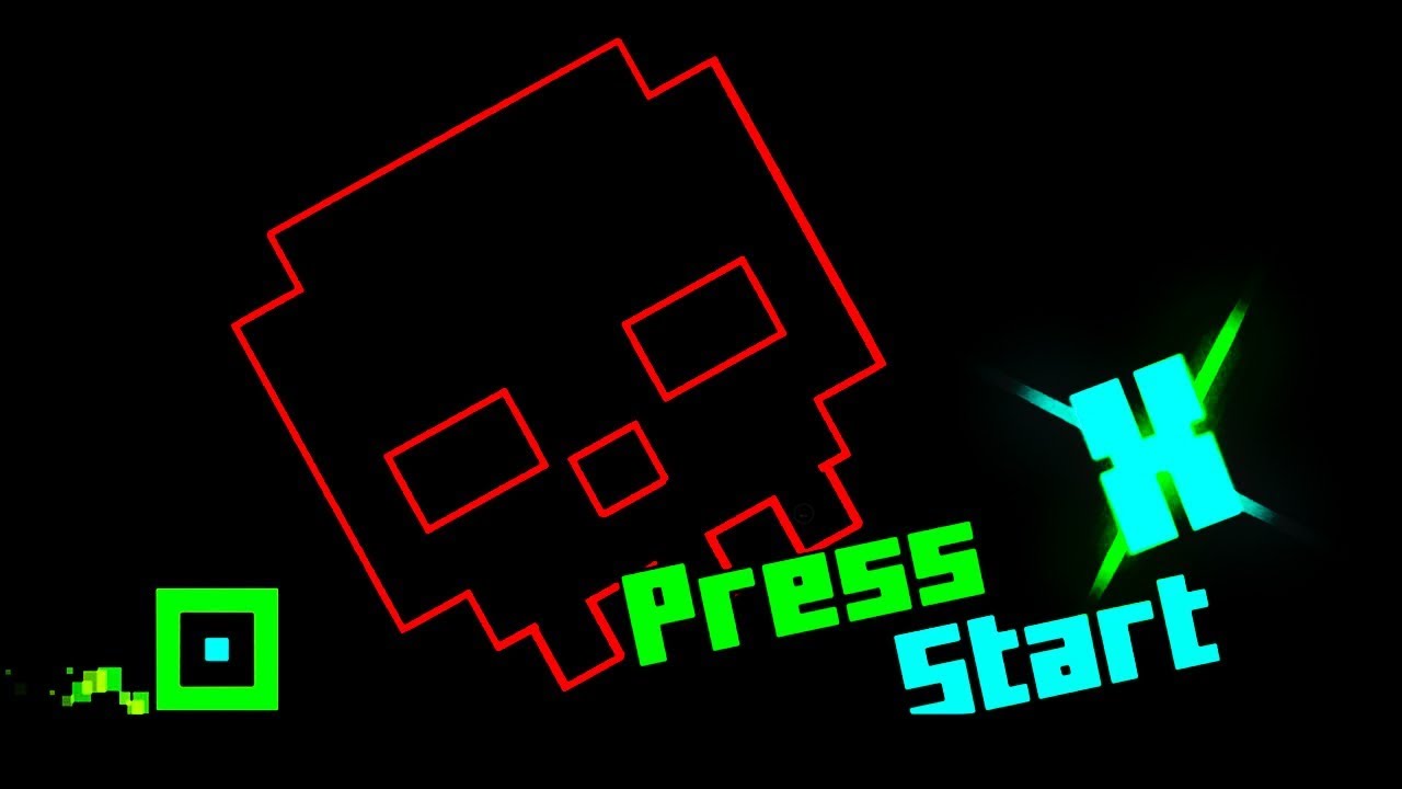 Картинки geometry dash press start