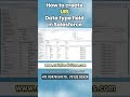 How to create URL data type field in Salesforce?