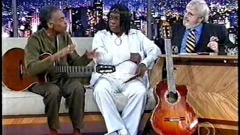 Gilberto Gil e Milton Nascimento no programa do J