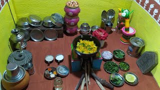 Miniature kanda Pohe + Masala Chai | Miniature Breakfast Recipe