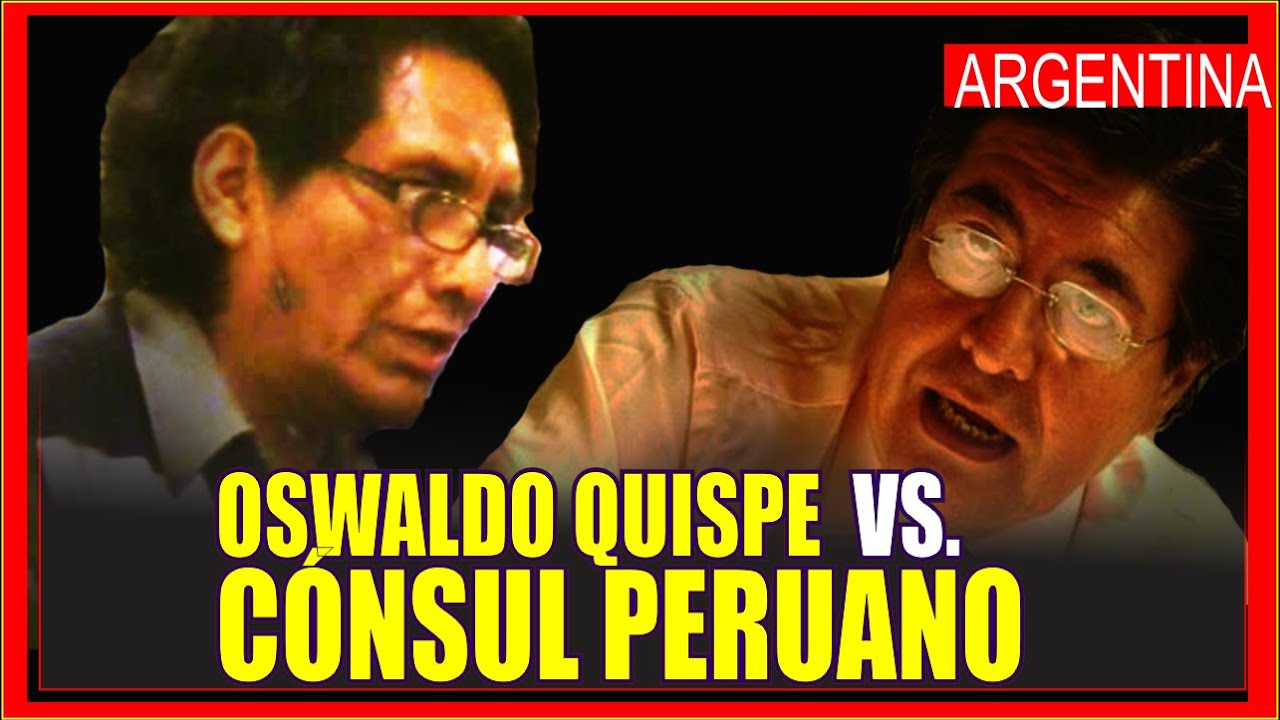 Acusado de Senderista Oswaldo Quispe reclama al Cónsul en el foro de Presidentes de Asocianes. información del sistema solar