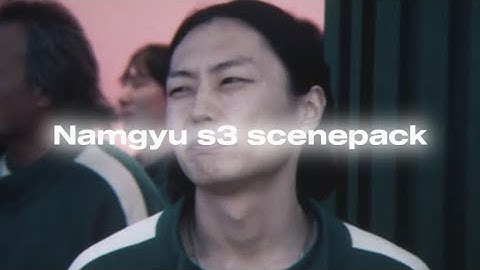 Namgyu/Player 124 season 3 scenepack (Squid Game)