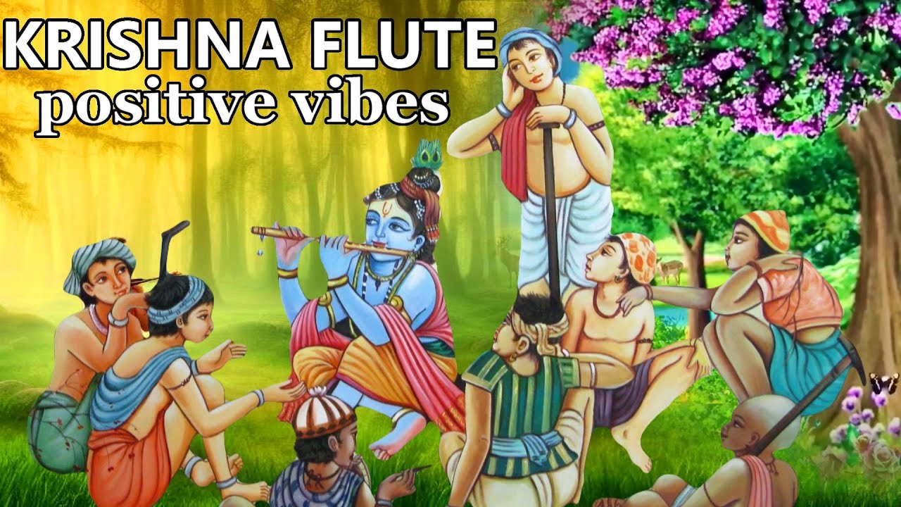 krishna flute Music,  Morning Flute Meditation Music,  Relaxing Flute Music for Positive Energy*362