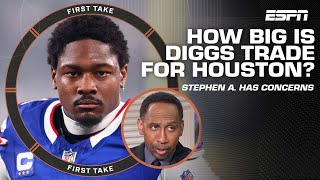Stephen A. has concerns about Stefon Diggs in Houston  | First Take