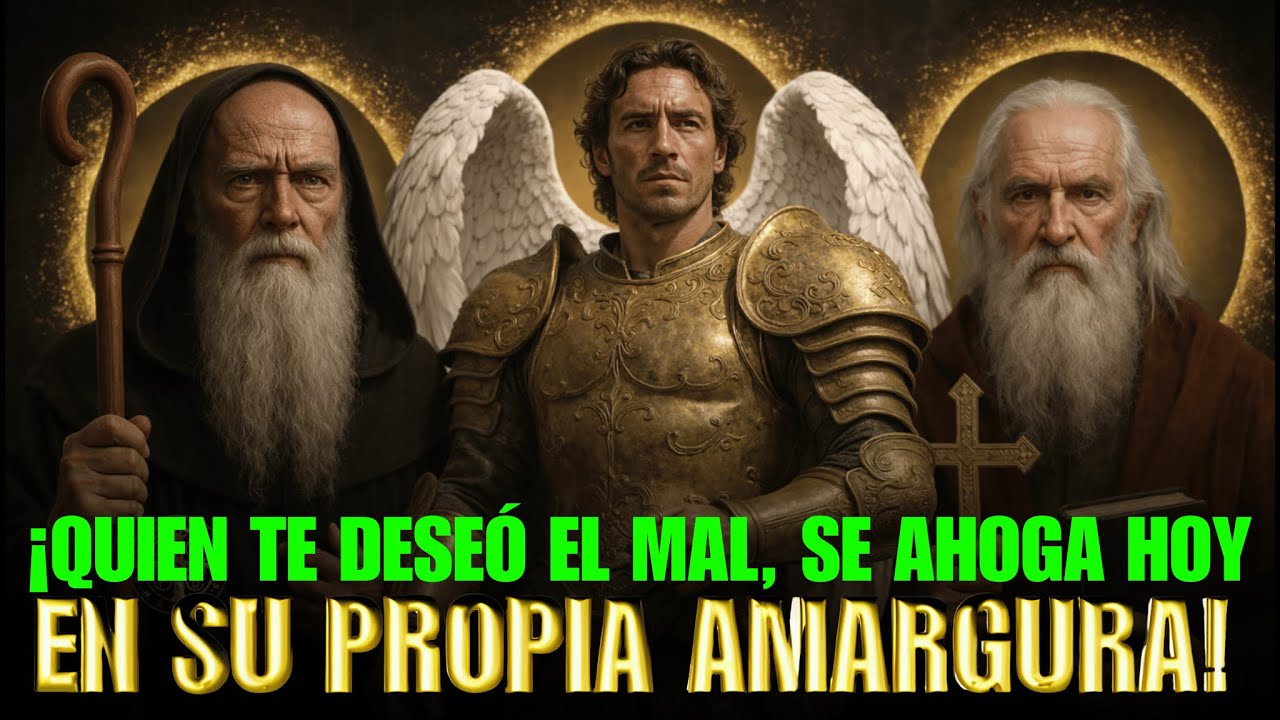 SAN BENITO, MIGUEL Y CIPRIANO ENCADENAN TODA MALA INTENCIÓN Y DEJAN ENEMIGOS SIN FUERZA NI PALABRA.