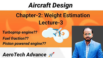 Aircraft Design (Chapter-2: Weight estimation ) | Lecture-3| Aeronautical Engineering & Aerospace