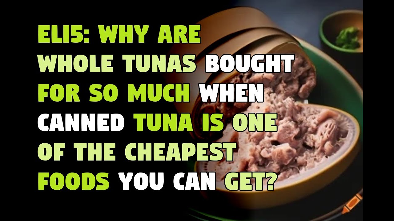 ELI5 Why are whole tunas bought for so much when canned tuna is one of