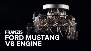 Ford Mustang V8 Engine - Engine Model Kit