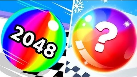 Ball Run 2048 - Gameplay Walkthrough  Infinity Mode New Best Record 8064AN (iOS, Android)