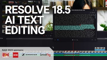 First look at Blackmagic AI text editing in DaVinci Resolve 18.5
