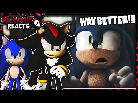 sonic-&-shadow-reacts-to-cartoon-sonic-in-sonic-2019-trailer!