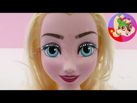 Elsa mang lông mi đèn LED | Thử nghiệm bảo bối làm đẹp độc đáo