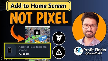 Not Pixel | Add Not Pixel To Home Screen Task | Crypto Airdrop | Earn Online @QamarZiaAli