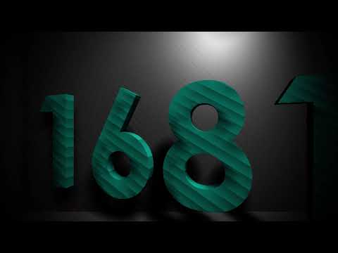 60 second countdown, but in square numbers