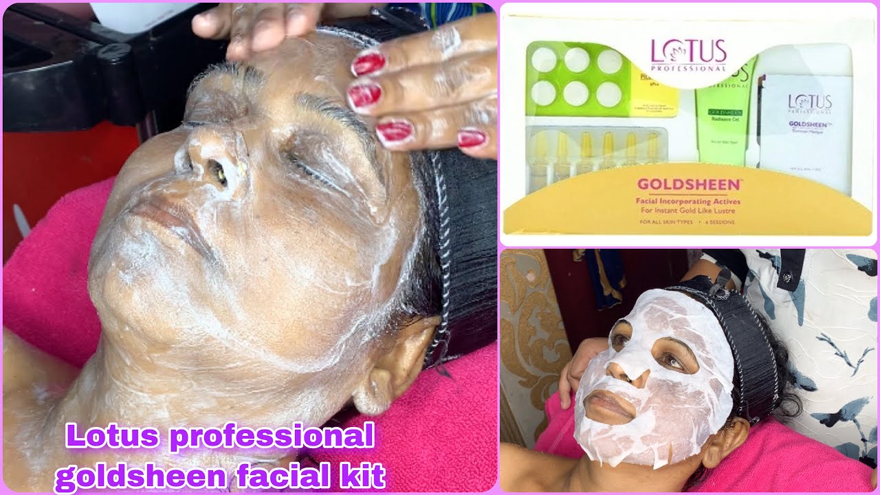 Bridal facial / Lotus professional GOLDSHEEN facial tutorial