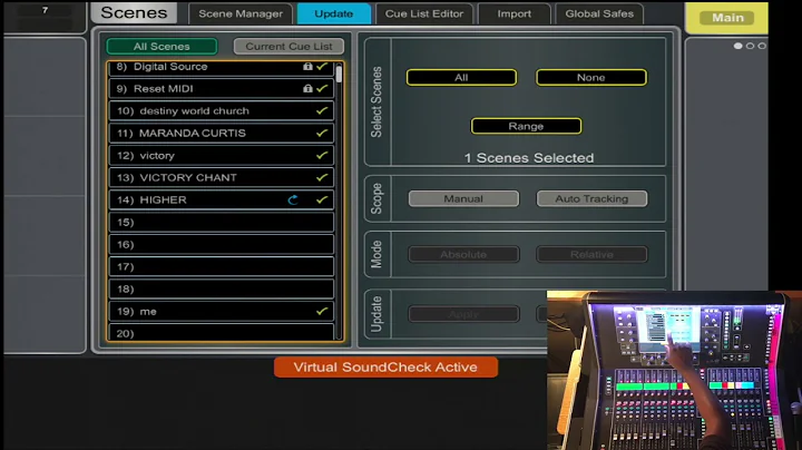 Allen & Heath dLive Training - Scenes