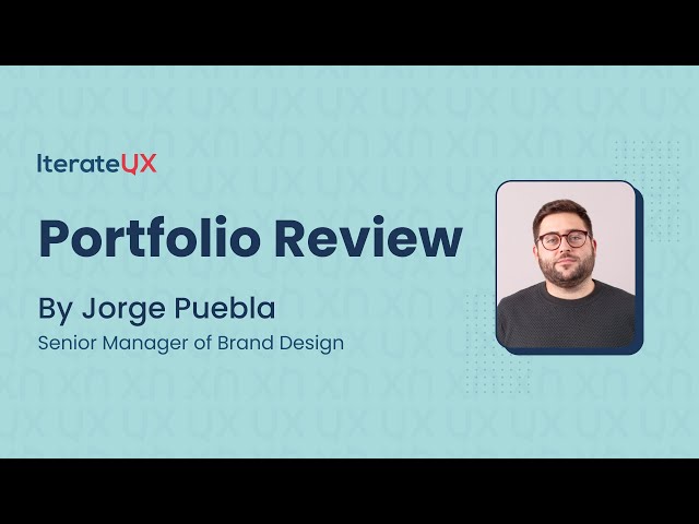 Portfolio review by Jorge Puebla class=