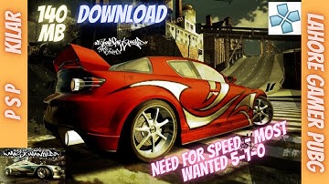 [140mb] Download Need for Speed - Most Wanted 5-1-0.PPSSPP Game For Android.Highly Compressed 2020