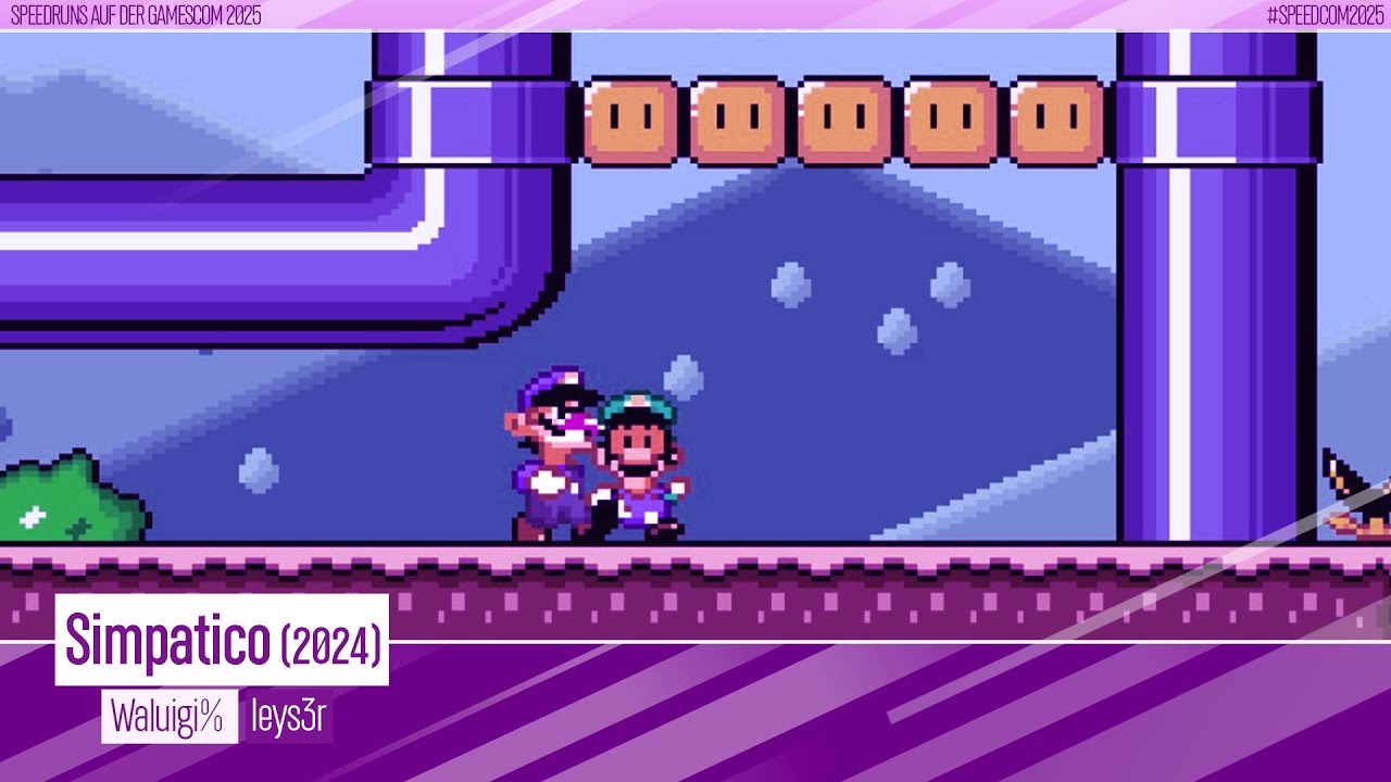 Speedruns auf der gamescom 2025 | Simpatico (Waluigi%) von leys3r